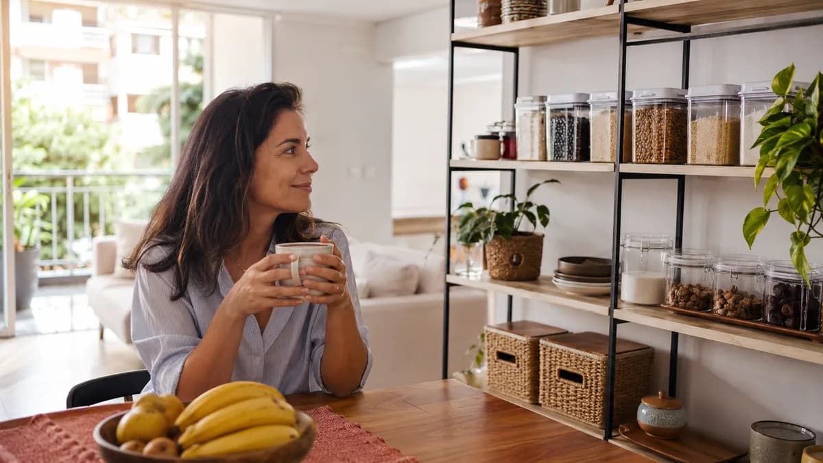 Personal organizer trabalhando com cliente em São Paulo organizando ambiente com sistema adaptado