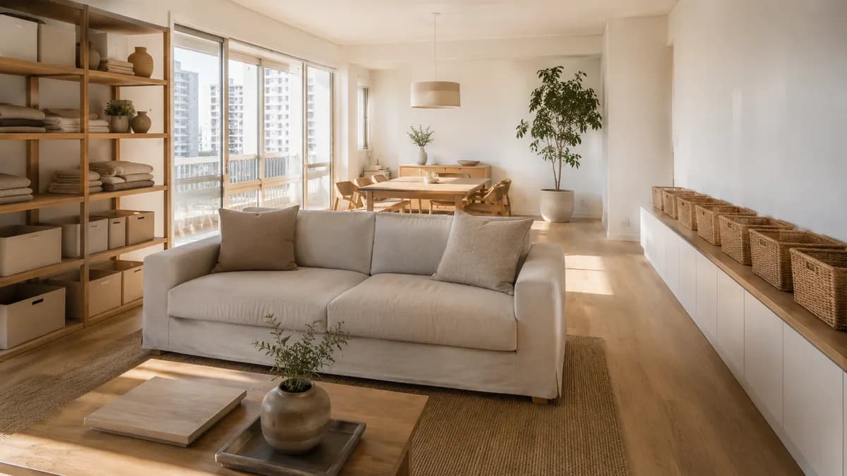 Personal organizer certificada organizando projeto residencial em São Paulo