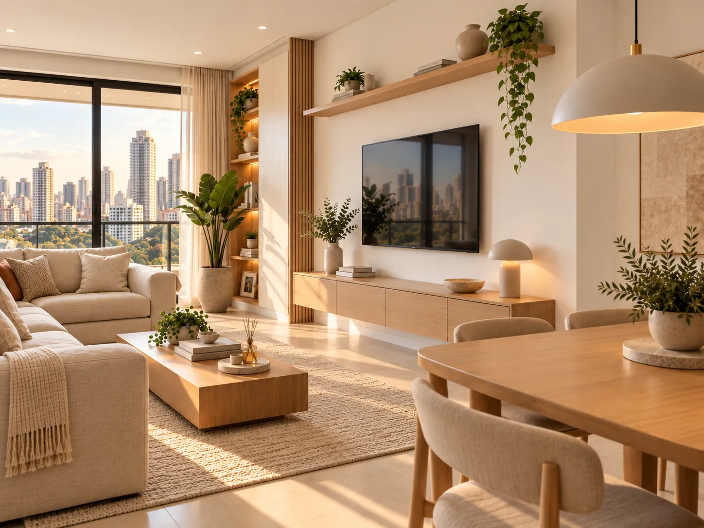 São Paulo apartment painted, clean and organized after the renovation